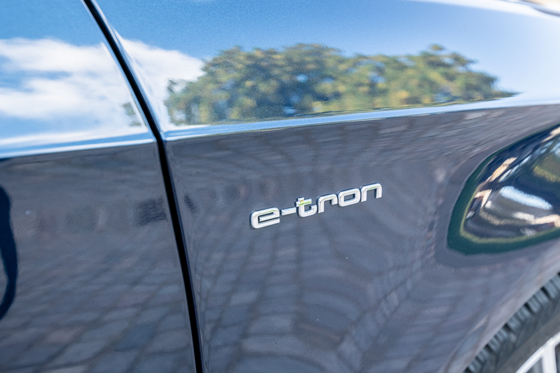 Blå Audi A3 Sportback fra 2017