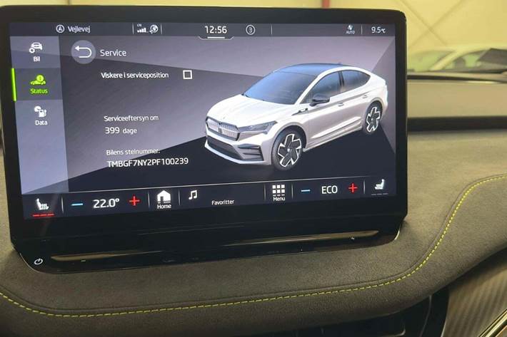 Sort Skoda Enyaq fra 2023