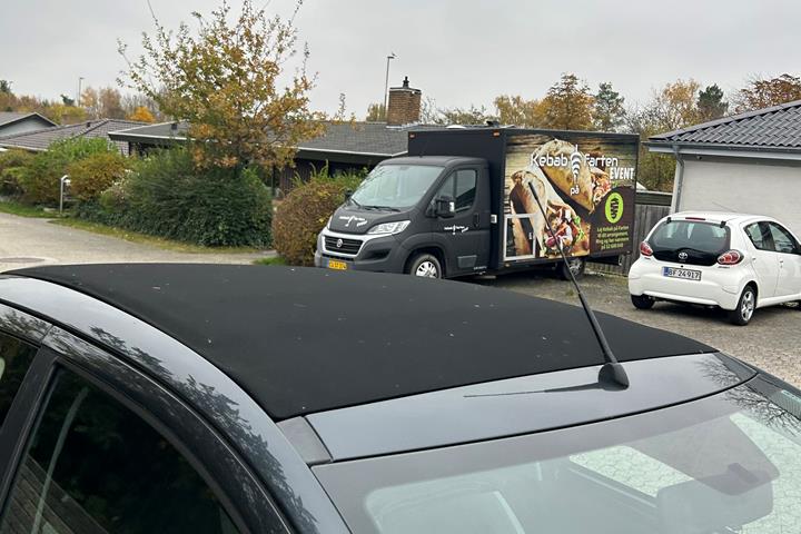 Grå Toyota Aygo fra 2017