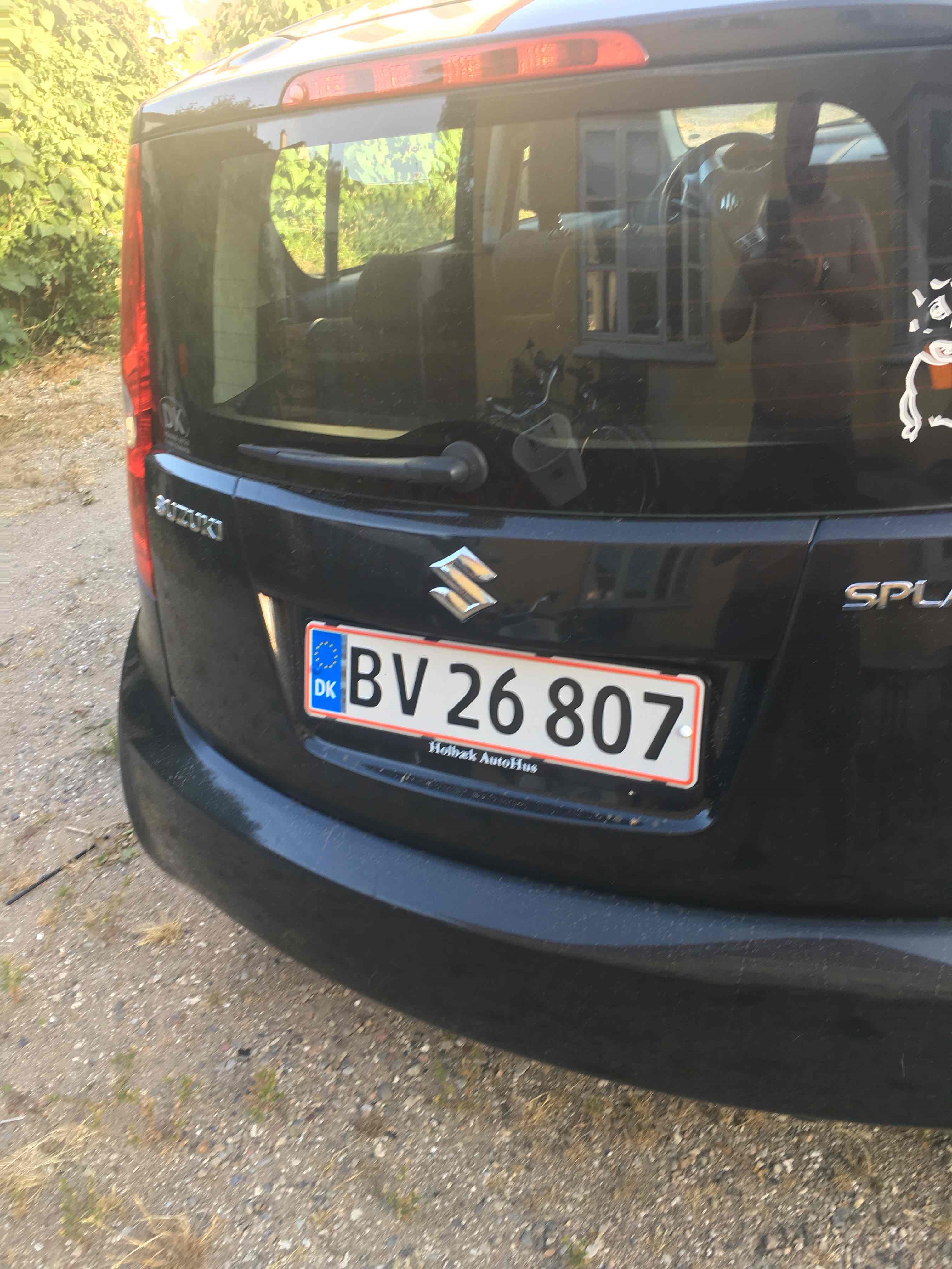 Sort Suzuki Splash fra 2011