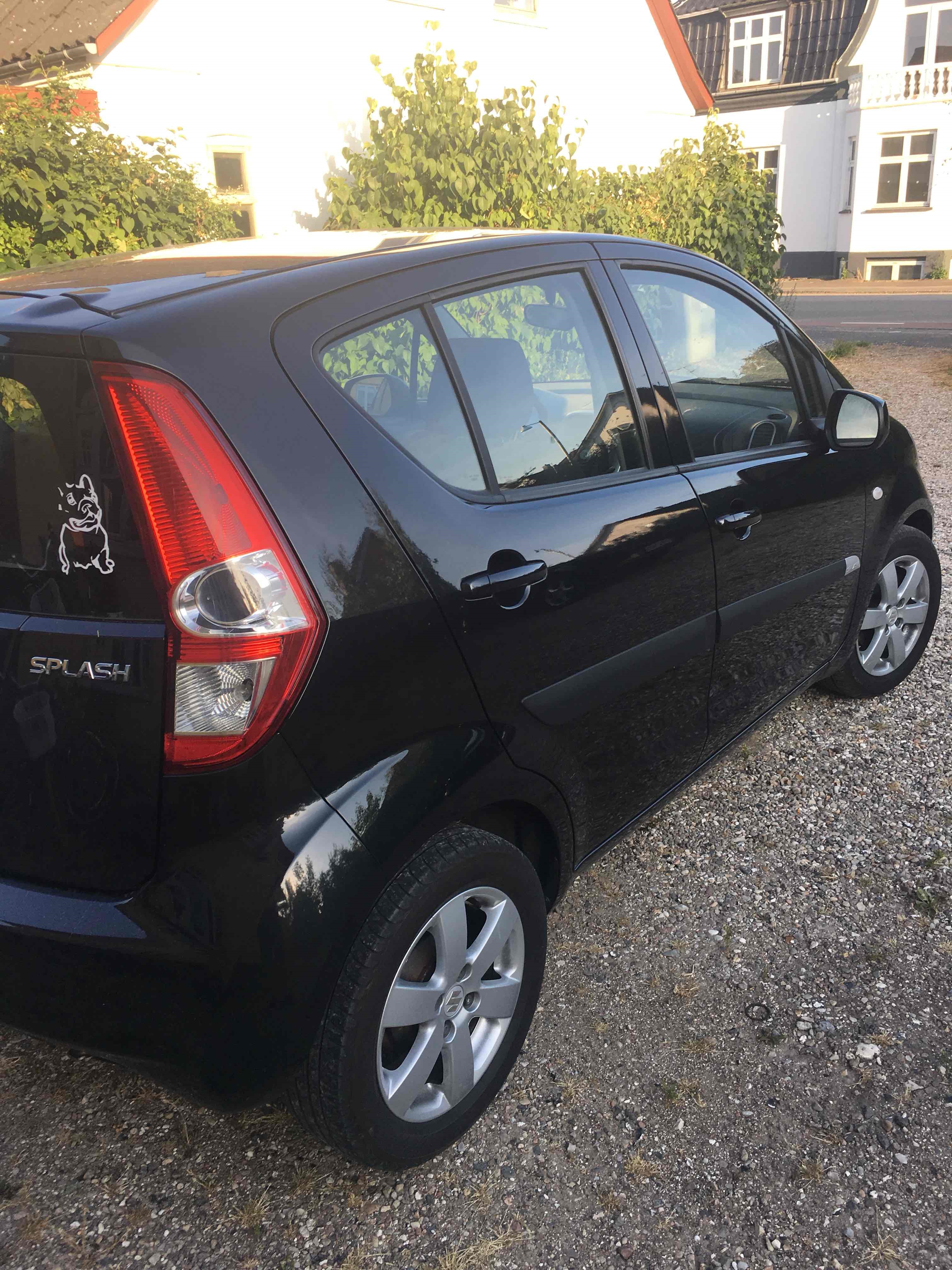 Sort Suzuki Splash fra 2011