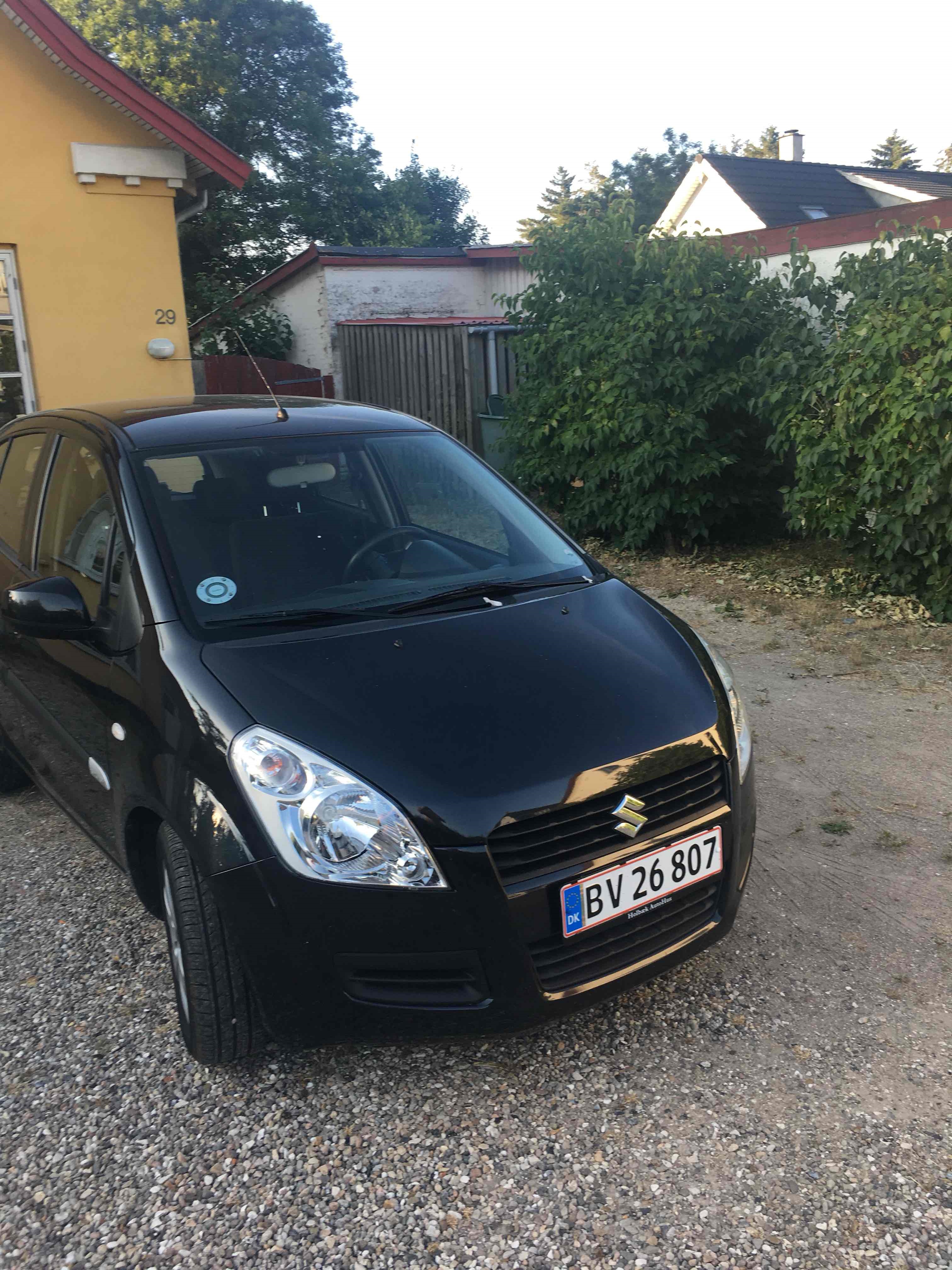 Sort Suzuki Splash fra 2011