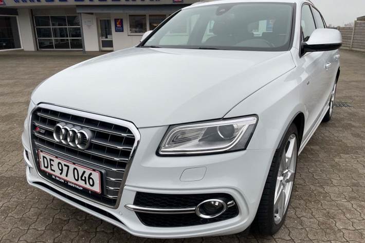 Hvid Audi SQ5 fra 2015
