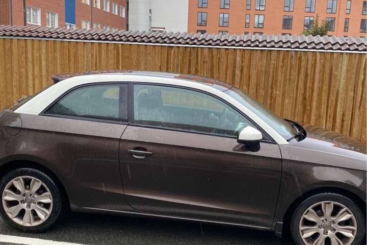 Brun Audi A1 fra 2011
