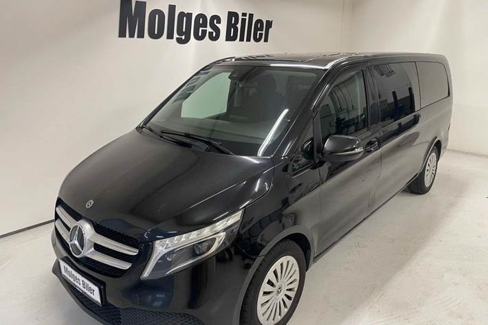 Sort Mercedes V250 d fra 2019