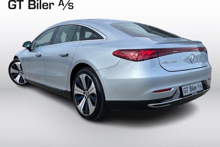 Sølv Mercedes EQS450+ fra 2022