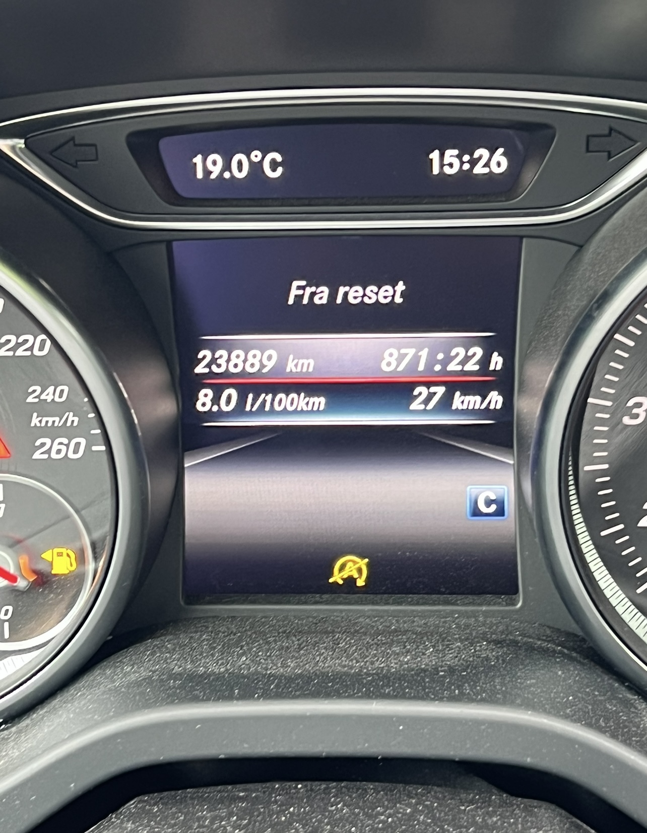 Sort Mercedes GLA200 fra 2019