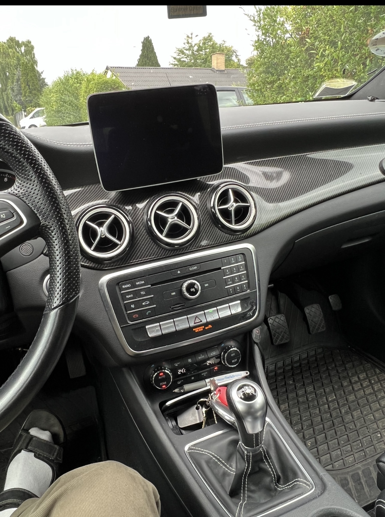 Sort Mercedes GLA200 fra 2019