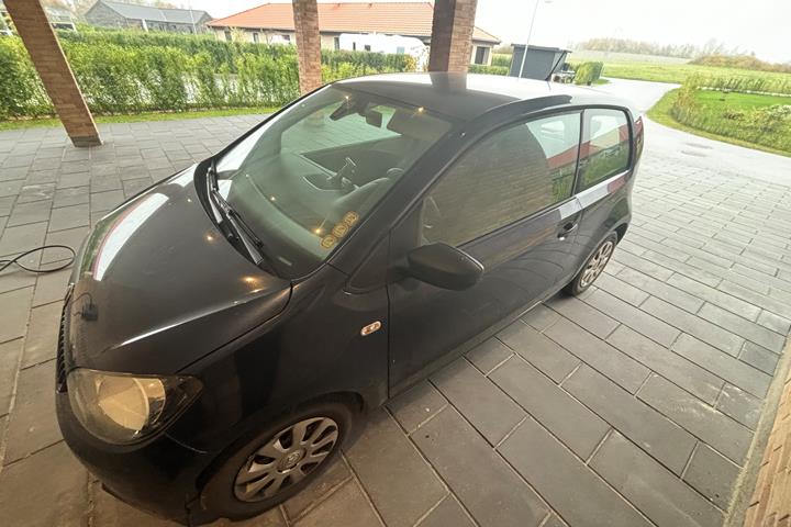 Blå Skoda Citigo fra 2014