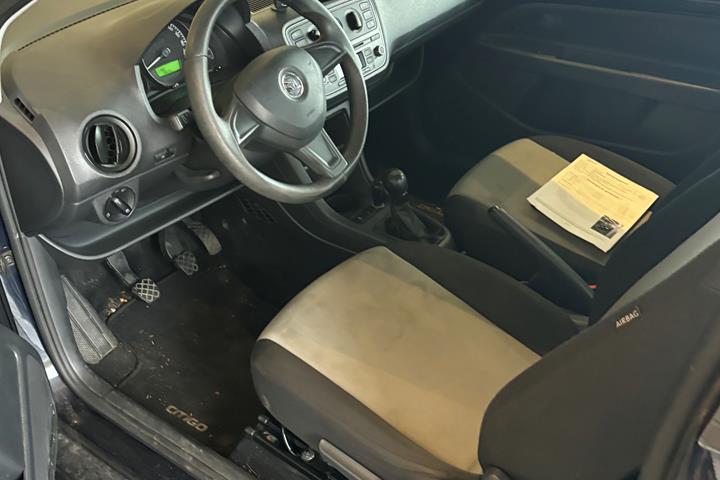 Blå Skoda Citigo fra 2014