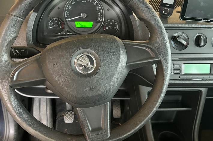 Blå Skoda Citigo fra 2014