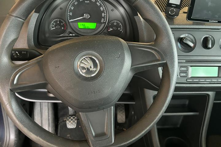 Blå Skoda Citigo fra 2014