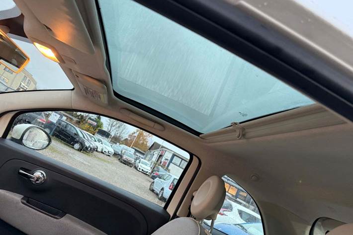 Hvid Fiat 500 fra 2012