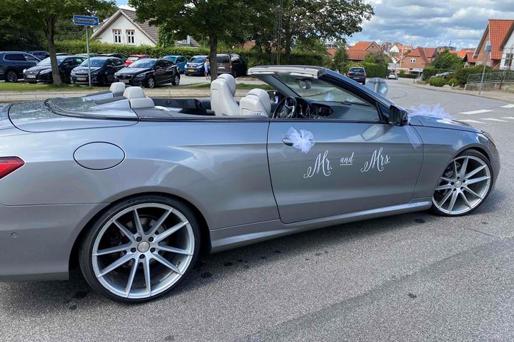 Sølv Mercedes E220 d fra 2013