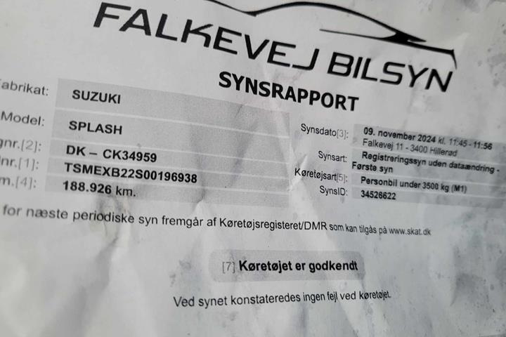 Hvid Suzuki Alto fra 2008