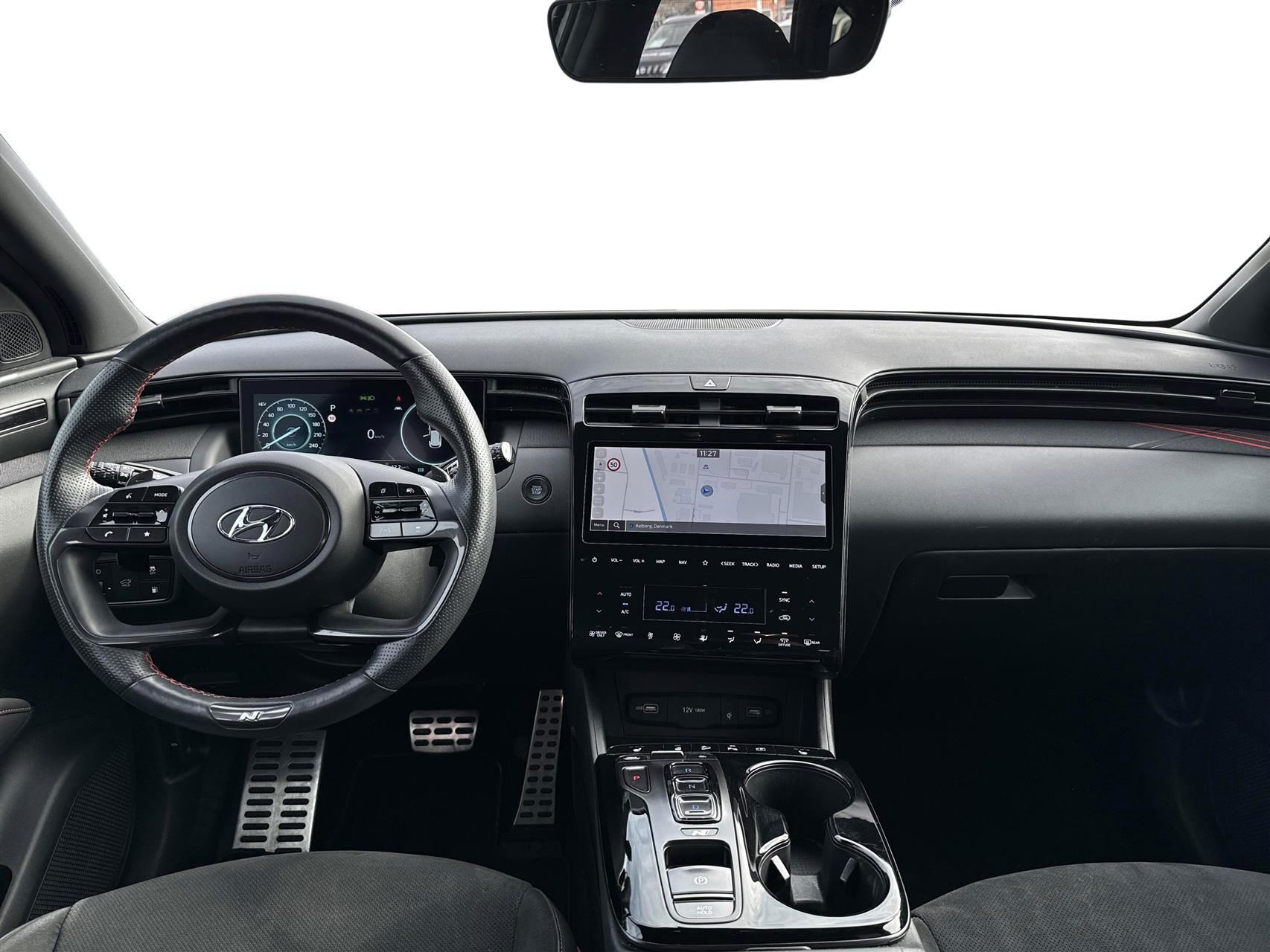Sølv Hyundai Tucson fra 2021