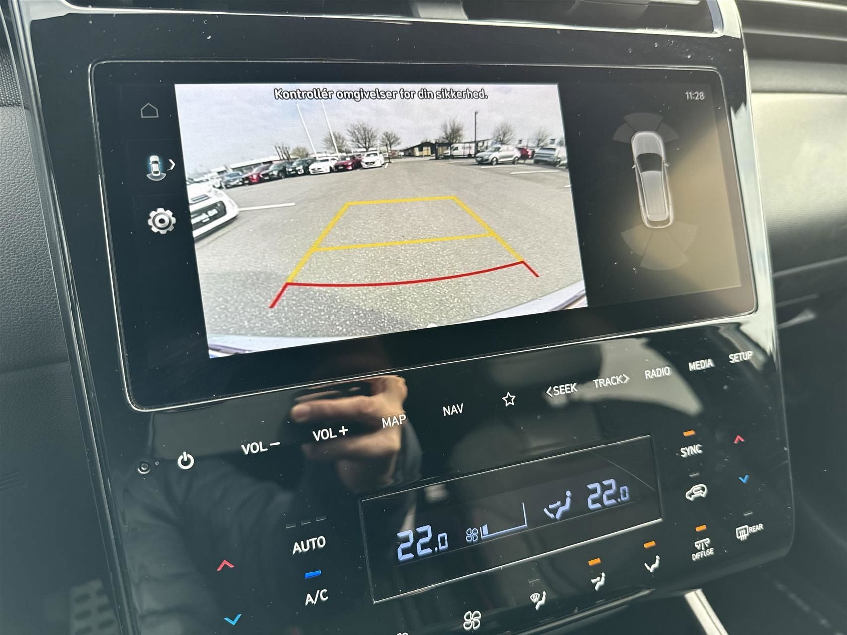 Sølv Hyundai Tucson fra 2021