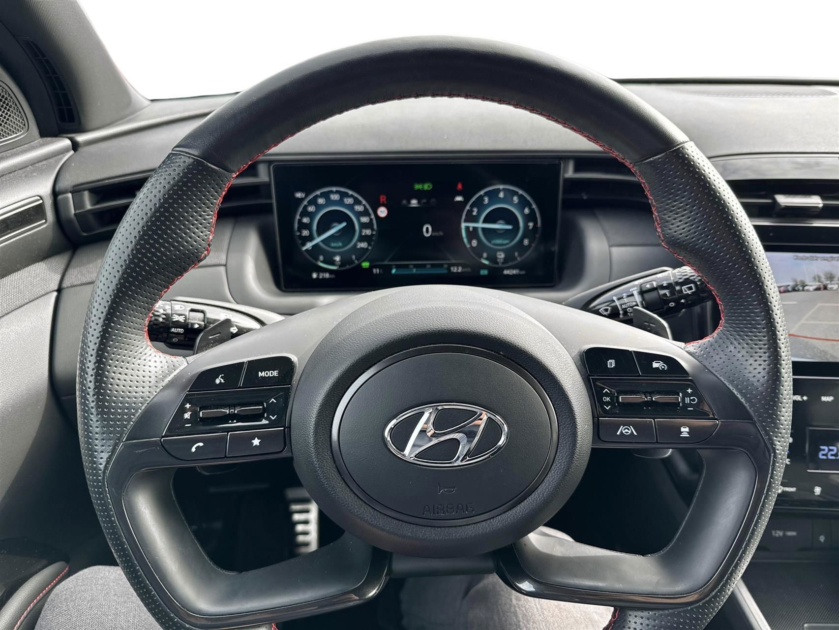 Sølv Hyundai Tucson fra 2021