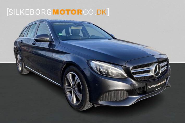 Grå Mercedes C220 d fra 2015