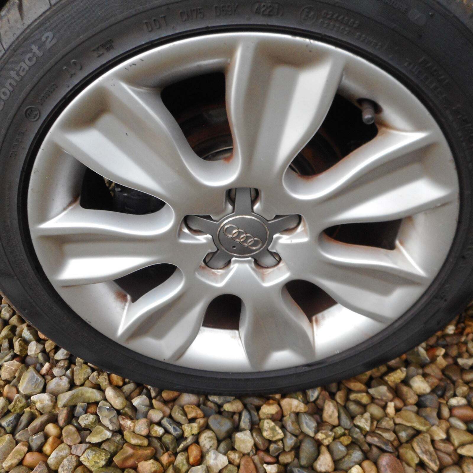 Sort Audi A1 fra 2013 set udefra