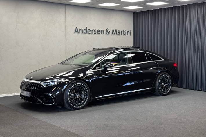 Sort Mercedes EQS 53 AMG fra 2022