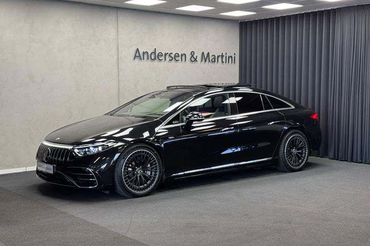 Sort Mercedes EQS 53 AMG fra 2022