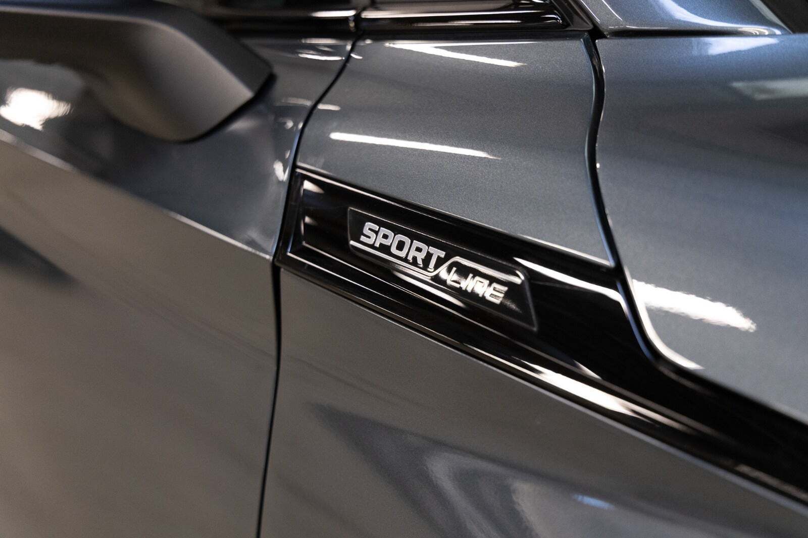 Grå Skoda Enyaq fra 2022