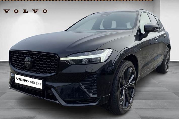 Sort Volvo XC60 fra 2023 set udefra