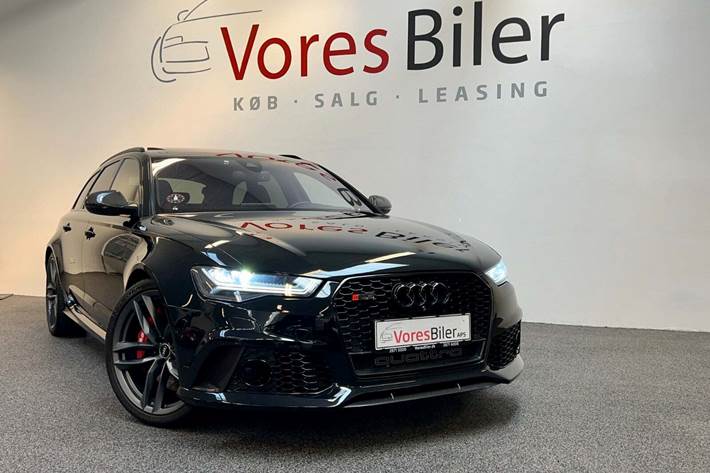 Hvid Audi RS6 fra 2015