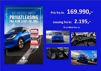 Suzuki Swift 1.2 Dualjet Hybrid Comfort+ (Årgang 04/2024 og frem)