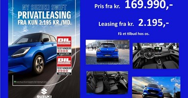 Suzuki Swift 1.2 Dualjet Hybrid Comfort+ (Årgang 04/2024 og frem)