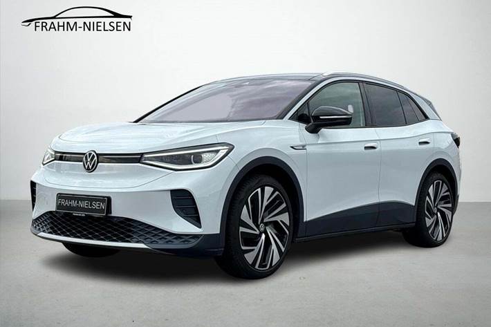 Hvid VW ID.4 fra 2021 set udefra