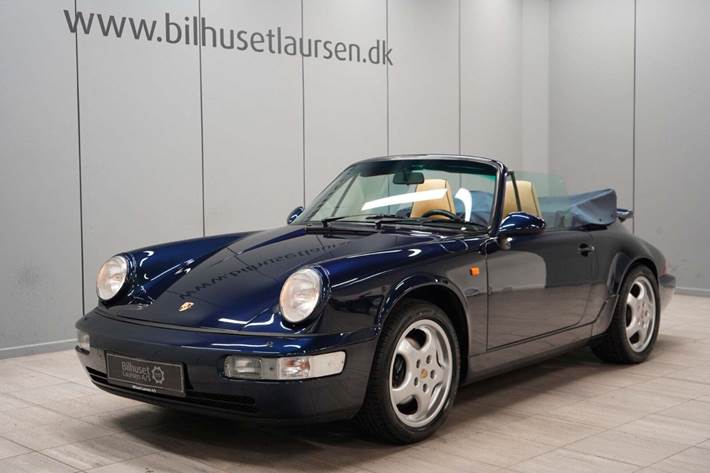 Blå Porsche 911 fra 1991