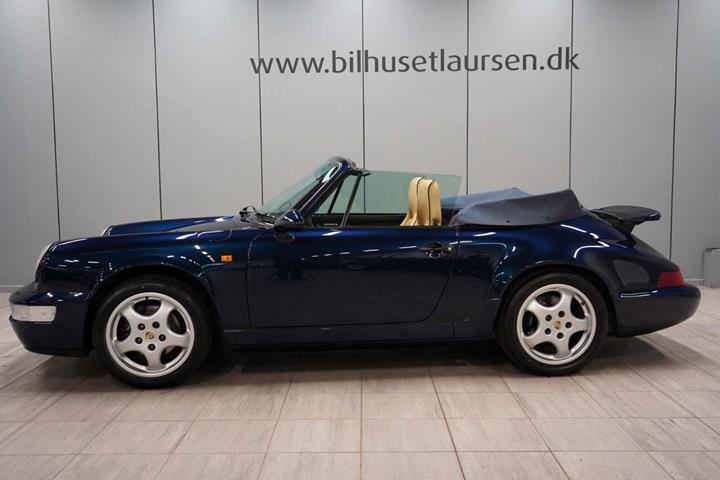 Blå Porsche 911 fra 1991