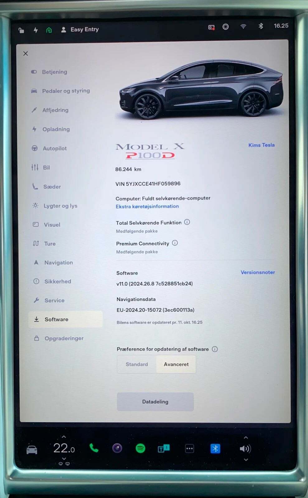 undefined Tesla Model X fra 2017