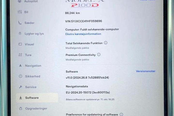 undefined Tesla Model X fra 2017