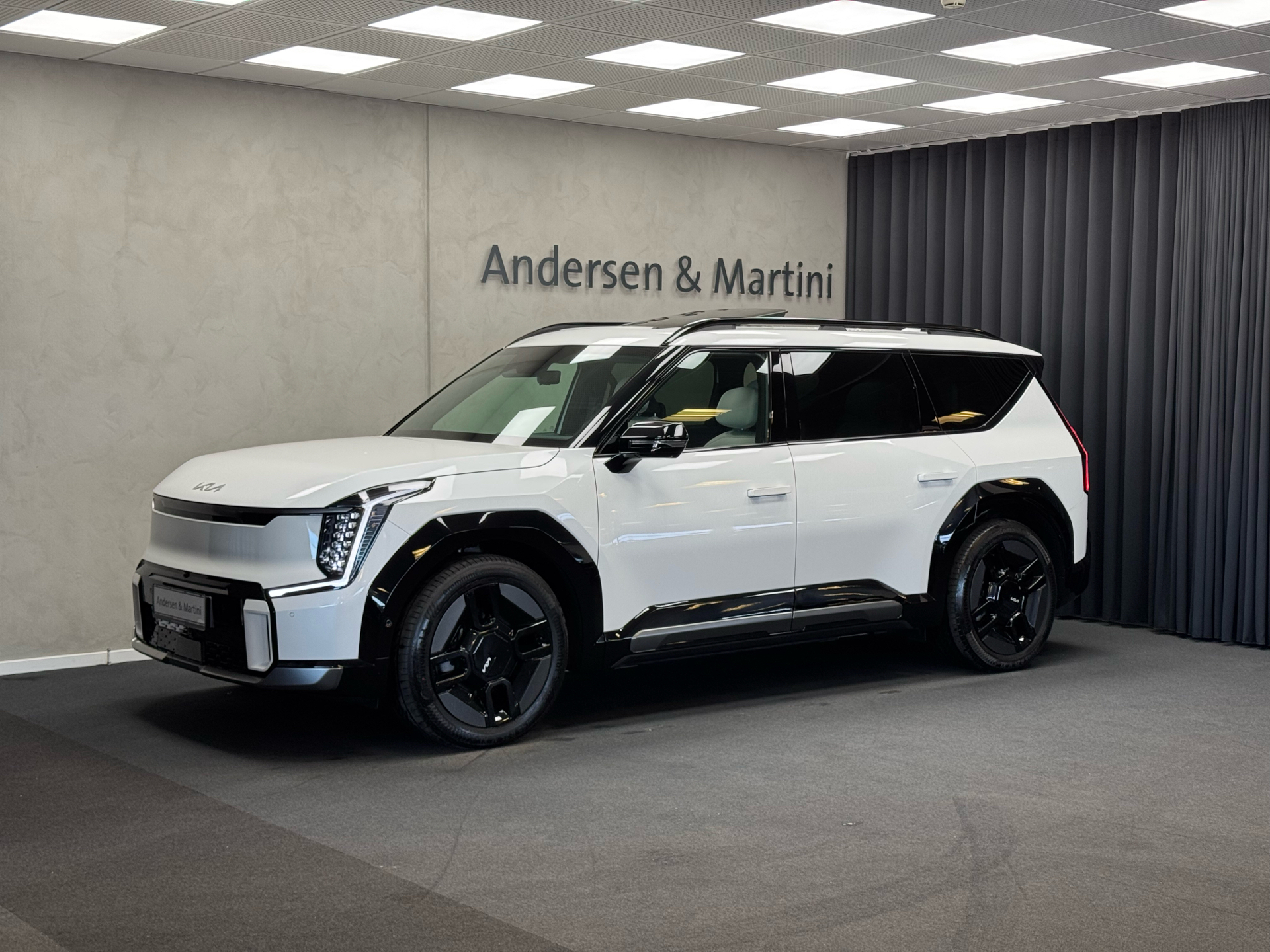 Hvid Kia EV9 fra 2024