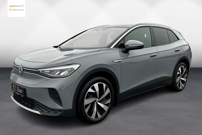 Grå VW ID.4 fra 2023 set udefra