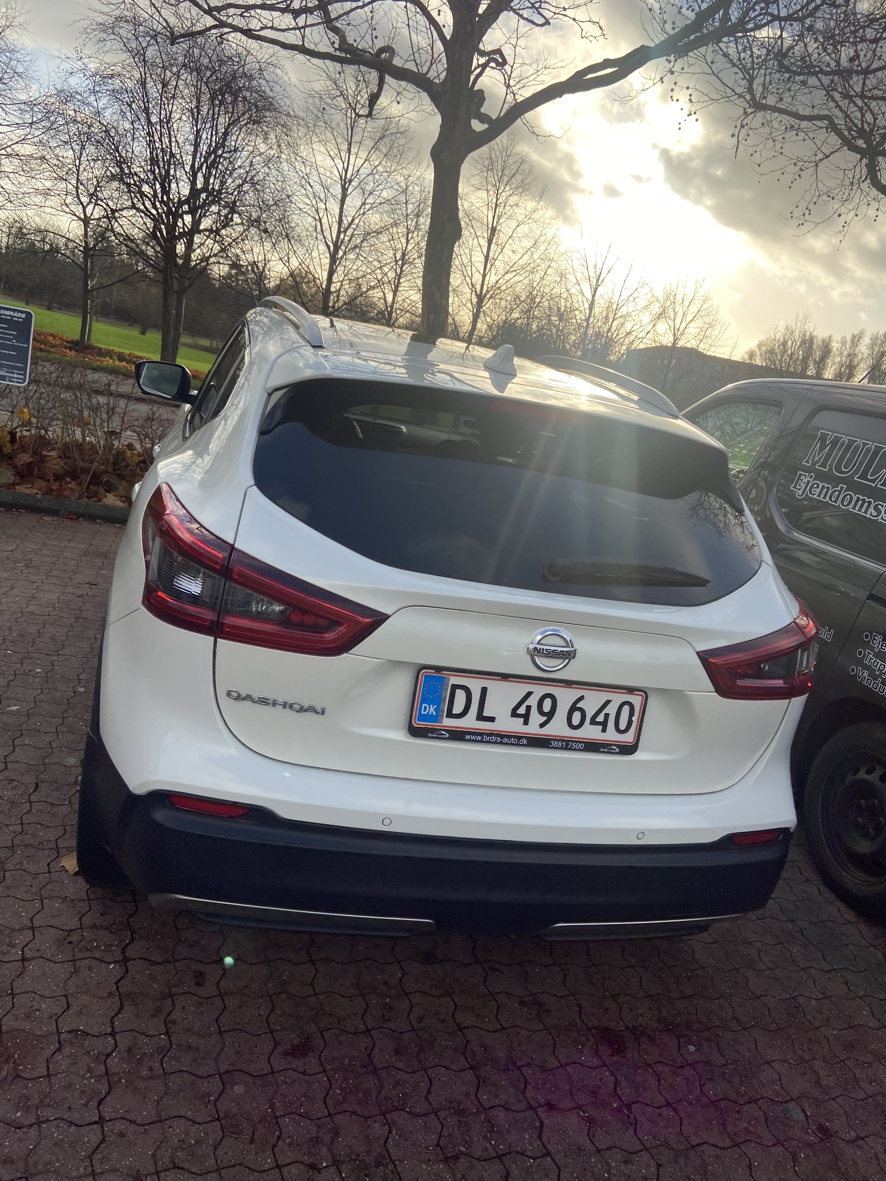 Hvid Nissan Qashqai fra 2019