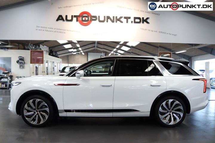 Hvid Hongqi E-HS9 fra 2024