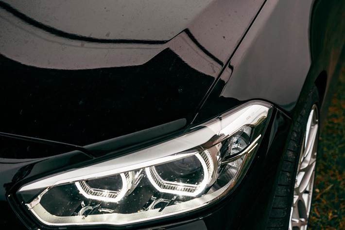 Sort BMW 1-Serie fra 2015