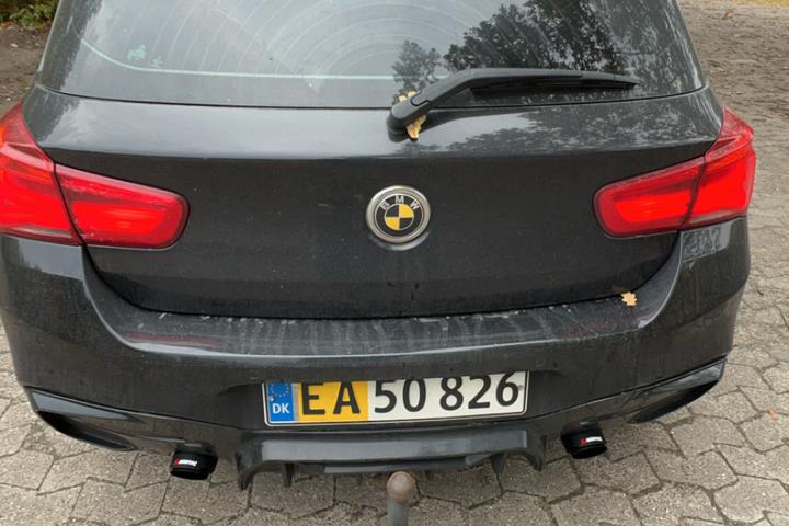 Sort BMW 1-Serie fra 2015