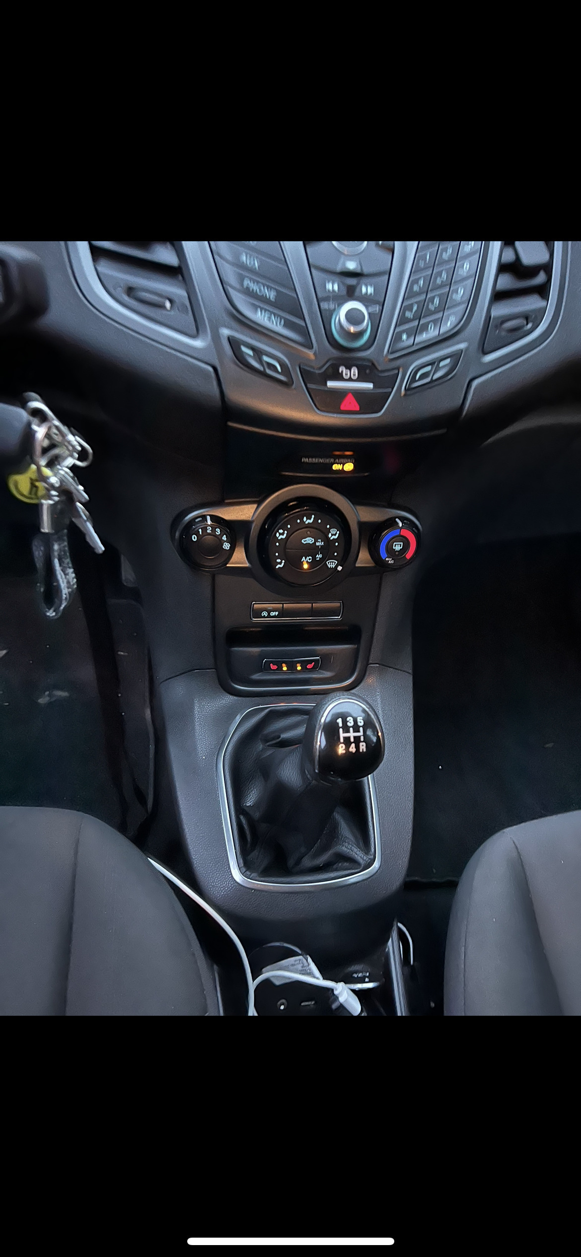 Sort Ford Fiesta fra 2015