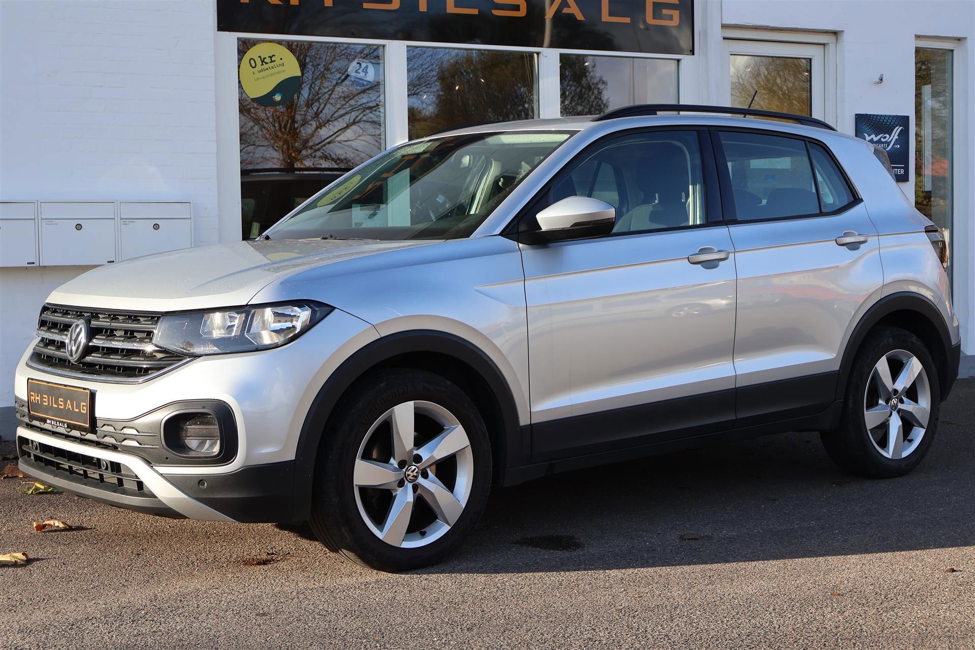 Sølv VW T-Cross fra 2020
