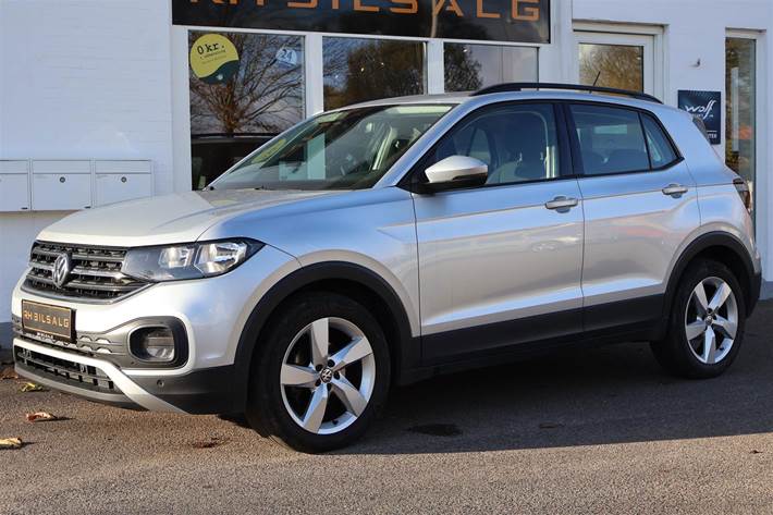 Sølv VW T-Cross fra 2020