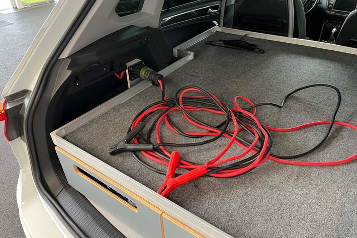 Hvid VW Tiguan fra 2017