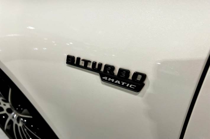 Hvid Mercedes E53 fra 2018