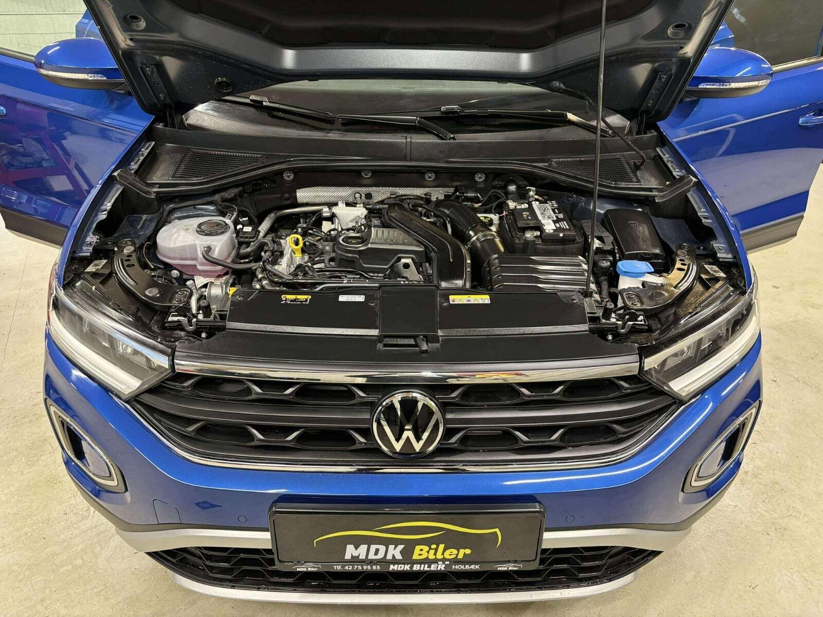 Blå VW T-Roc fra 2023