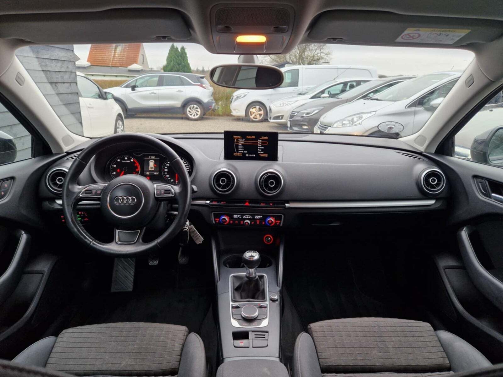 Sort Audi A3 fra 2014