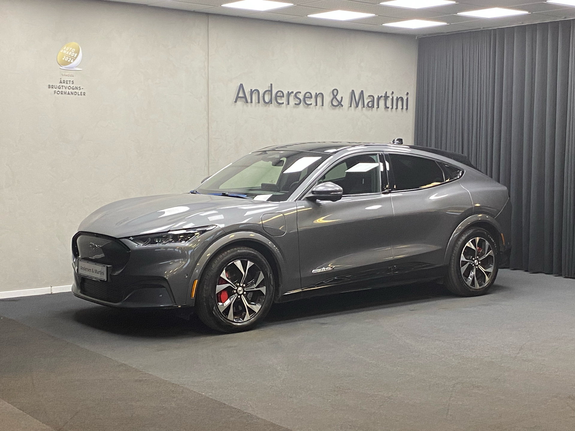 Grå Ford Mustang Mach-E fra 2021